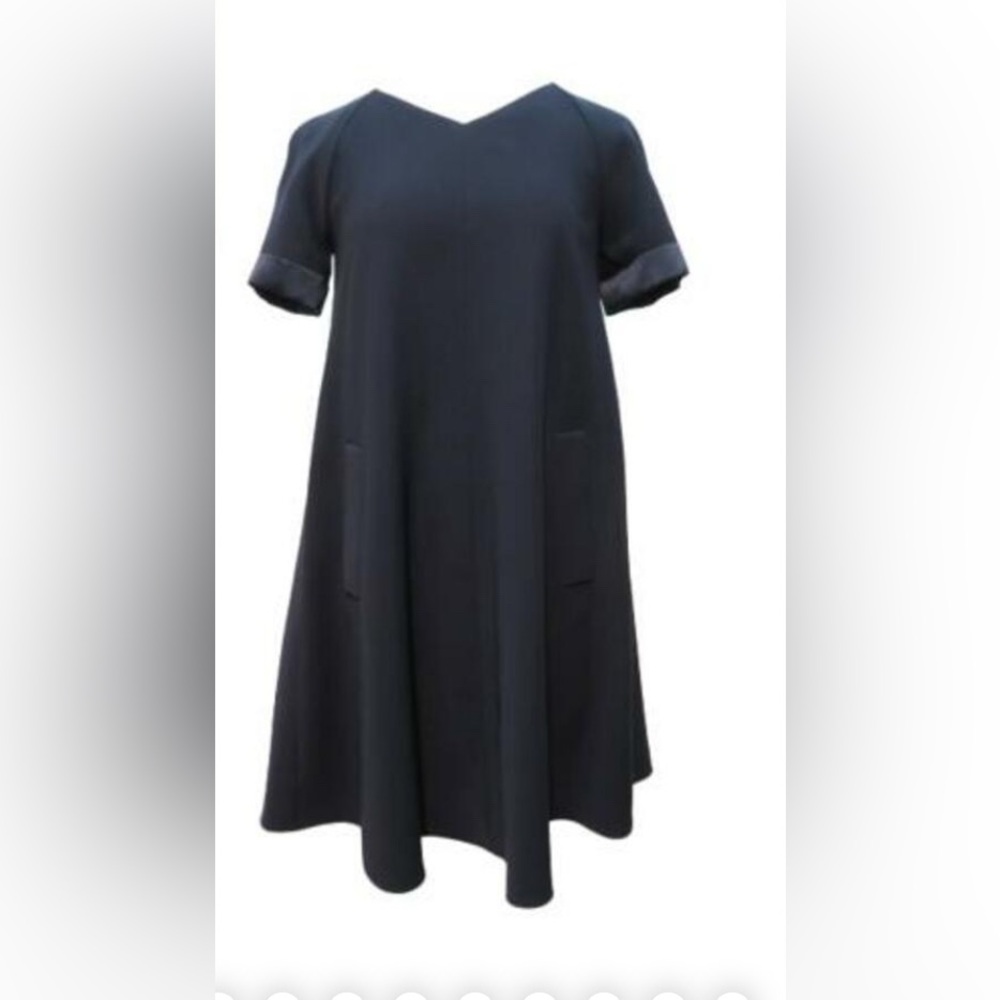 Emporio Armani Classic Black Midi Dress